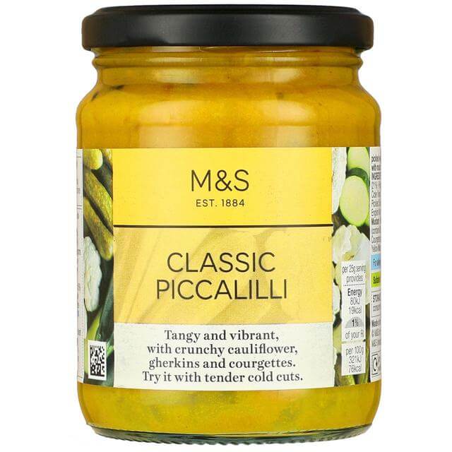 Image of M&S Classic Piccalilli made in the UK by Marks & Spencer Food. Buying this product supports a UK business, jobs and the local community