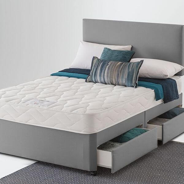 Image of Comfort Microquilt Mattress made in the UK by Layezee. Buying this product supports a UK business, jobs and the local community