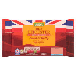 Image of Red Leicester made in the UK by Asda. Buying this product supports a UK business, jobs and the local community