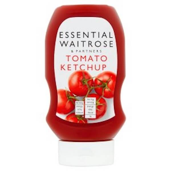 Image of Essential  Tomato Ketchup by Waitrose, designed, produced or made in the UK. Buying this product supports a UK business, jobs and the local community.