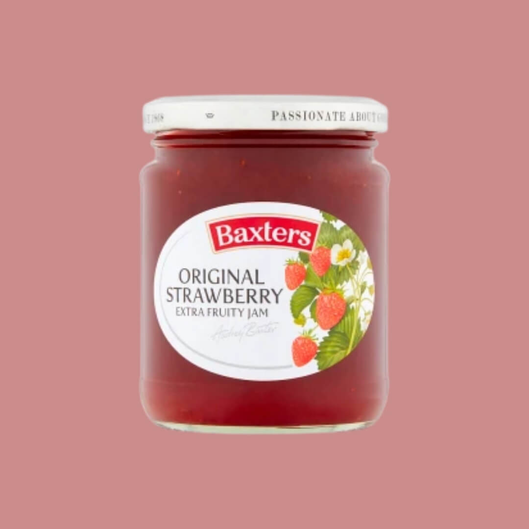 Image of Strawberry Jam by Baxters for Jams & Spreads, designed, produced or made in the UK. Buying this product supports a UK business, jobs and the local community.