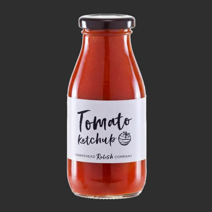 Image of Tomato Ketchup by Hawkshead Relish Company, designed, produced or made in the UK. Buying this product supports a UK business, jobs and the local community.