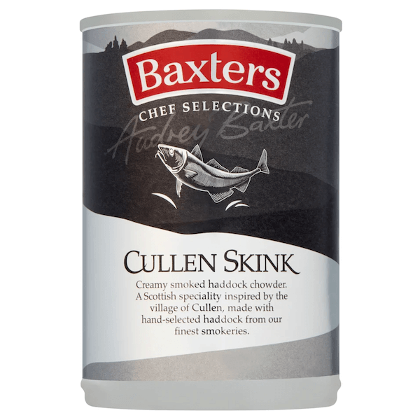 Image of Chef Selections Cullen Skink by Baxters for Tinned Soup, designed, produced or made in the UK. Buying this product supports a UK business, jobs and the local community.