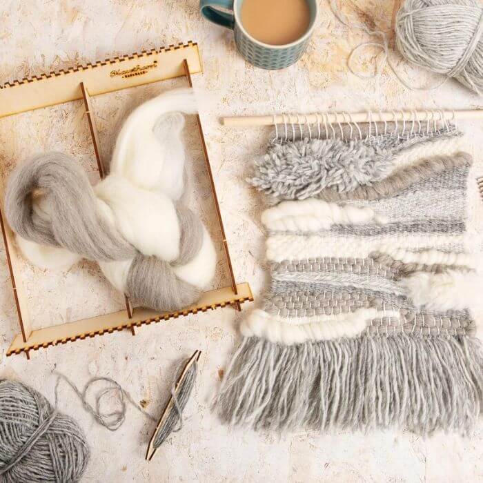 Image of Felt Folklore Weaving Kit by Hawthorn Handmade, designed, produced or made in the UK. Buying this product supports a UK business, jobs and the local community.