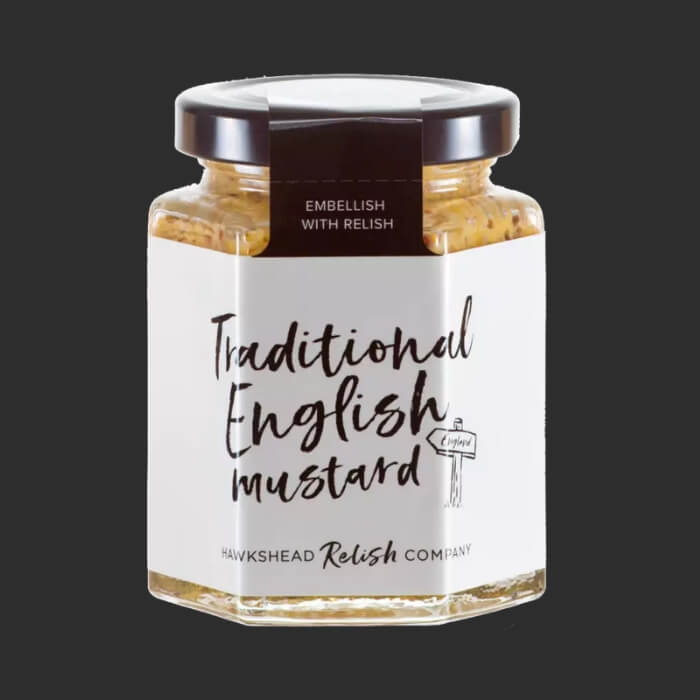 Image of Traditional English Mustard by Hawkshead Relish Company, designed, produced or made in the UK. Buying this product supports a UK business, jobs and the local community.