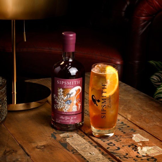 Image of Sloe Gin made in the UK by Sipsmith. Buying this product supports a UK business, jobs and the local community