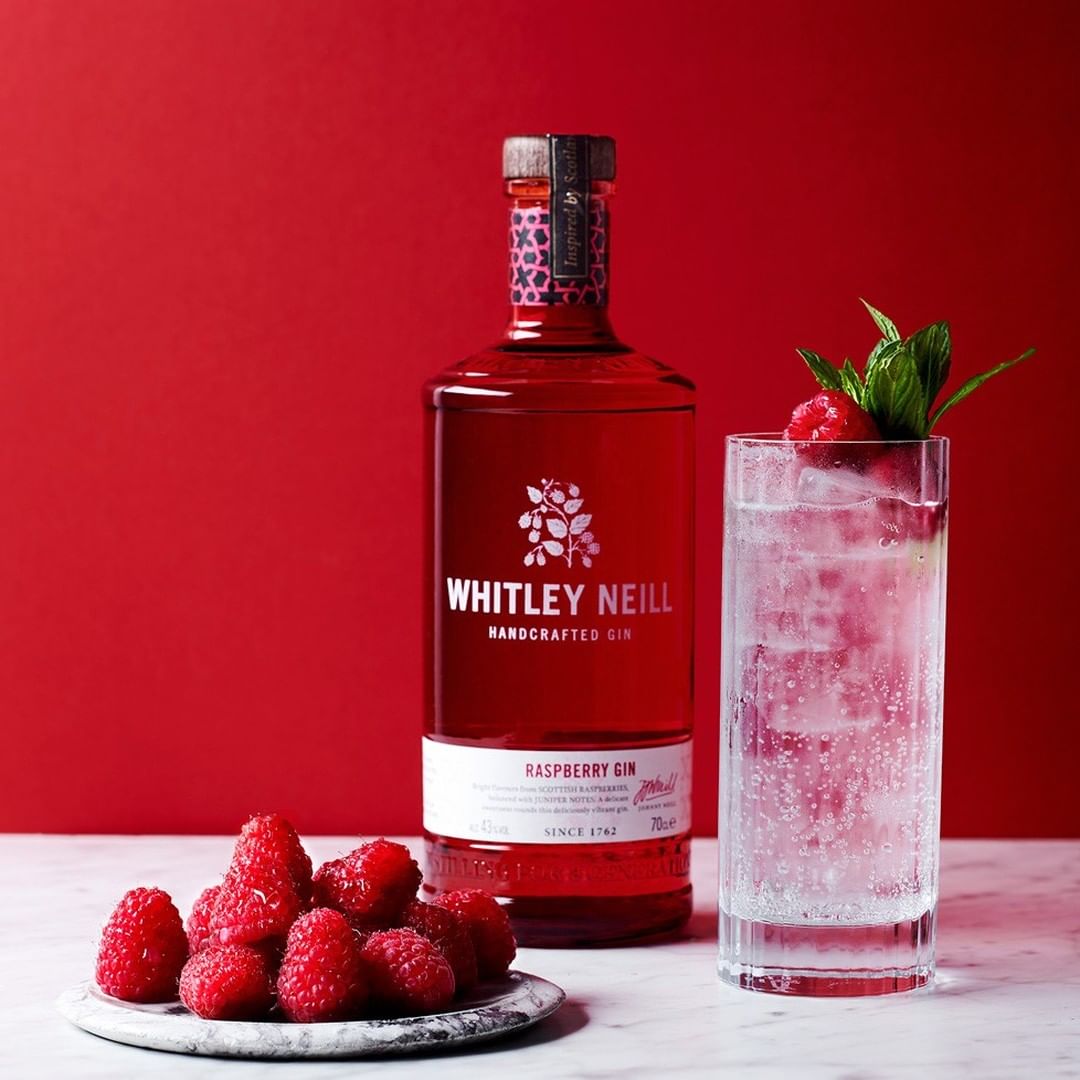 Image of Raspberry Gin made in the UK by Whitley Neill. Buying this product supports a UK business, jobs and the local community