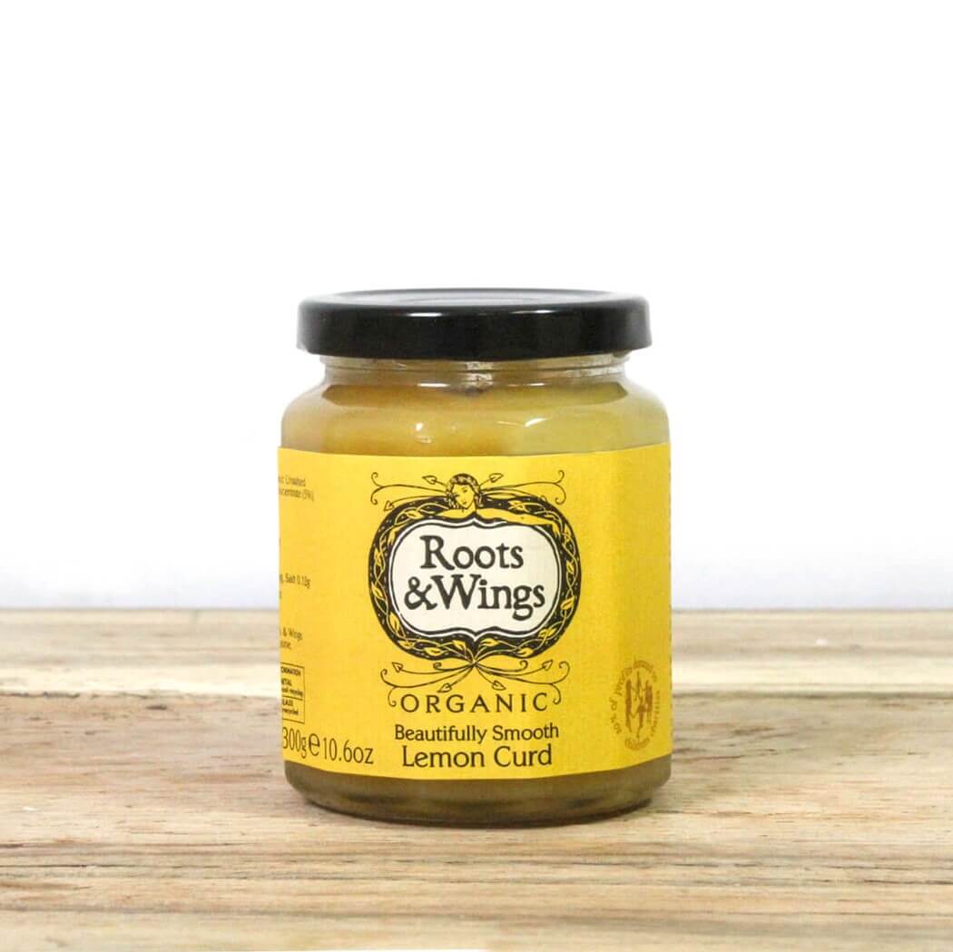 Image of Lemon Curd made in the UK by Roots & Wings. Buying this product supports a UK business, jobs and the local community
