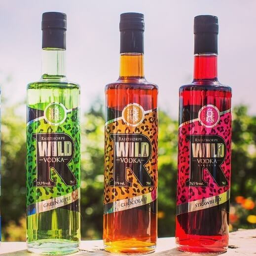 Image of Raisthorpe Wild Vodka Liqueur made in the UK by Raisthorpe Manor. Buying this product supports a UK business, jobs and the local community