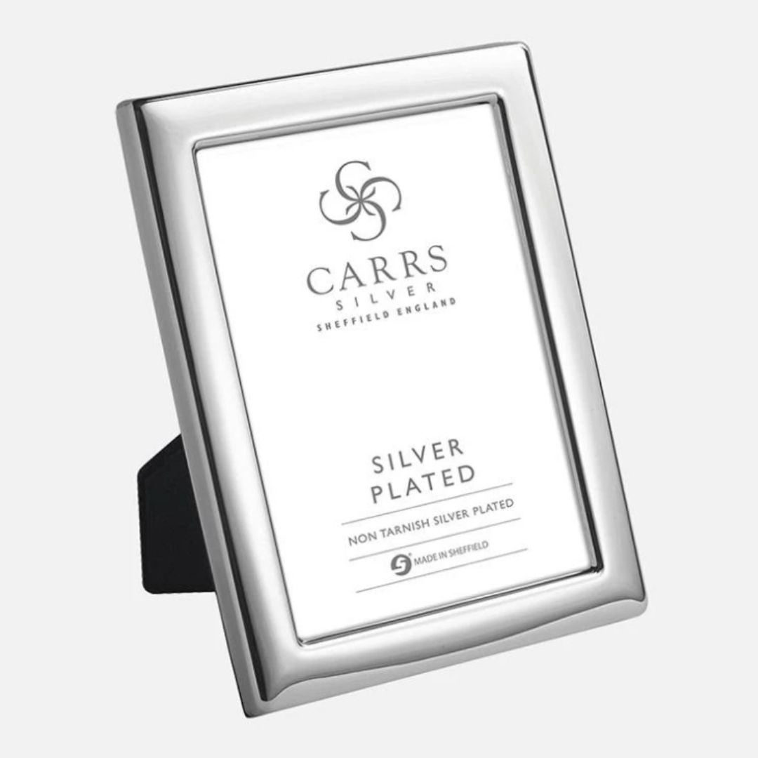 Image of Silver Plated Photo Frame by Carrs Silver, designed, produced or made in the UK. Buying this product supports a UK business, jobs and the local community.