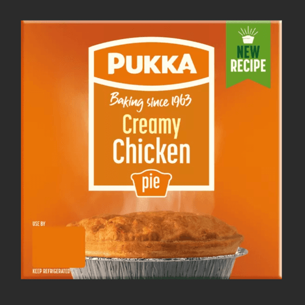 Image of Pukka Chicken Pie made in the UK by Pukka Pies. Buying this product supports a UK business, jobs and the local community
