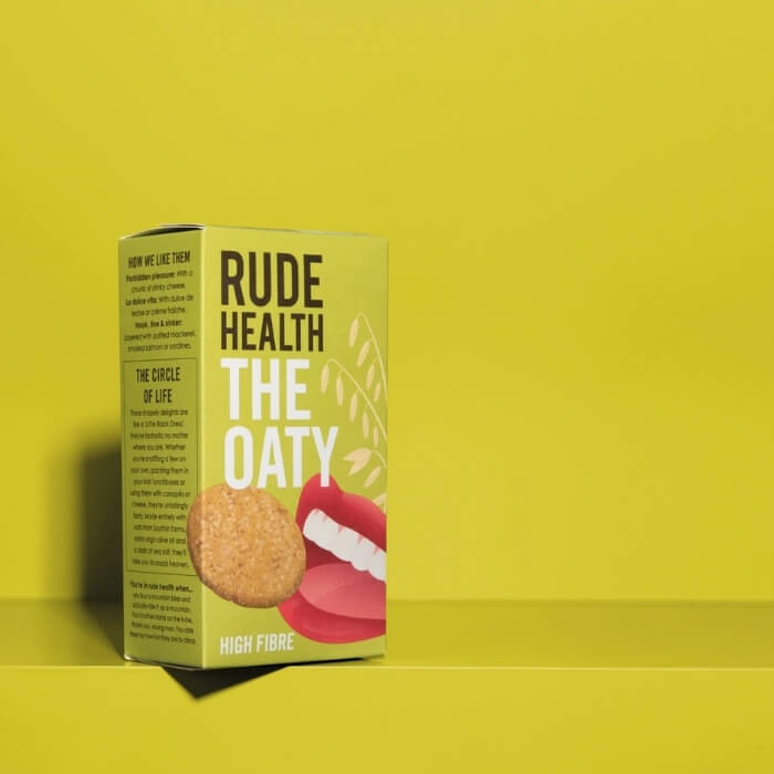 Image of Oaty by Rude Health, designed, produced or made in the UK. Buying this product supports a UK business, jobs and the local community.