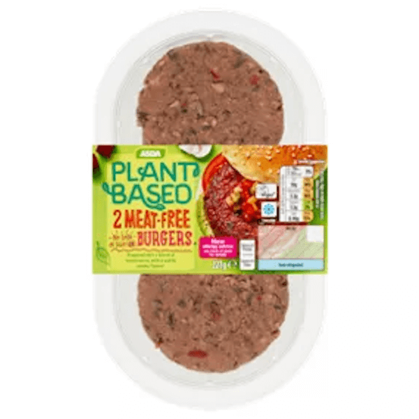 Image of Vegetarian Burgers made in the UK by Asda. Buying this product supports a UK business, jobs and the local community
