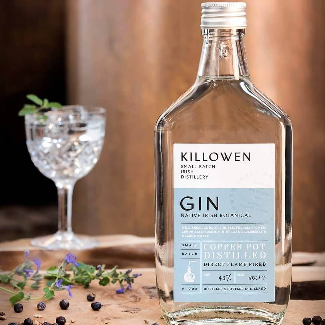 A glimpse of diverse products by Killowen Distillery, supporting the UK economy on YouK.