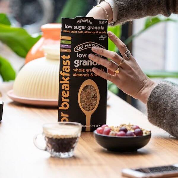 Image of Granola by Eat Natural, designed, produced or made in the UK. Buying this product supports a UK business, jobs and the local community.
