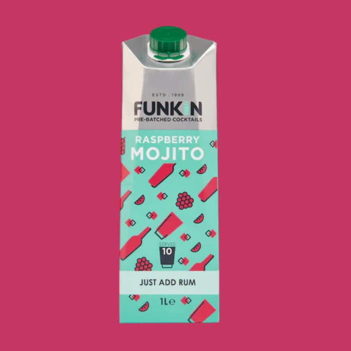 Image of Raspberry Mojito Mixer by Funkin', designed, produced or made in the UK. Buying this product supports a UK business, jobs and the local community.