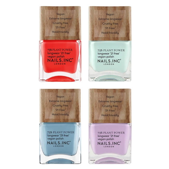 Image of Loud and Proud 4-Piece Plant Power Pride Nail Polish Set by Nails Inc., designed, produced or made in the UK. Buying this product supports a UK business, jobs and the local community.