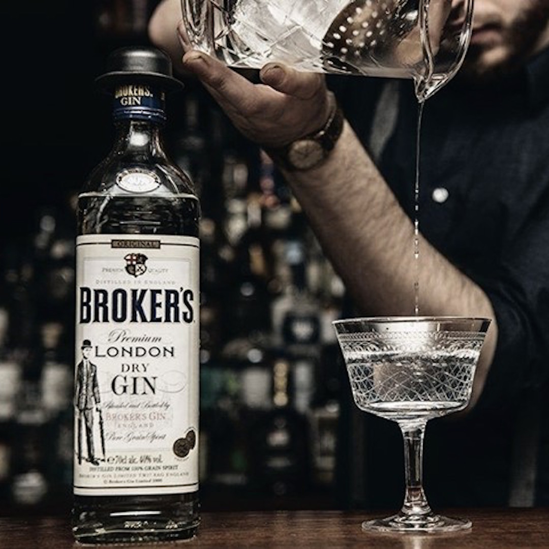 A glimpse of diverse products by Broker's Gin, supporting the UK economy on YouK.