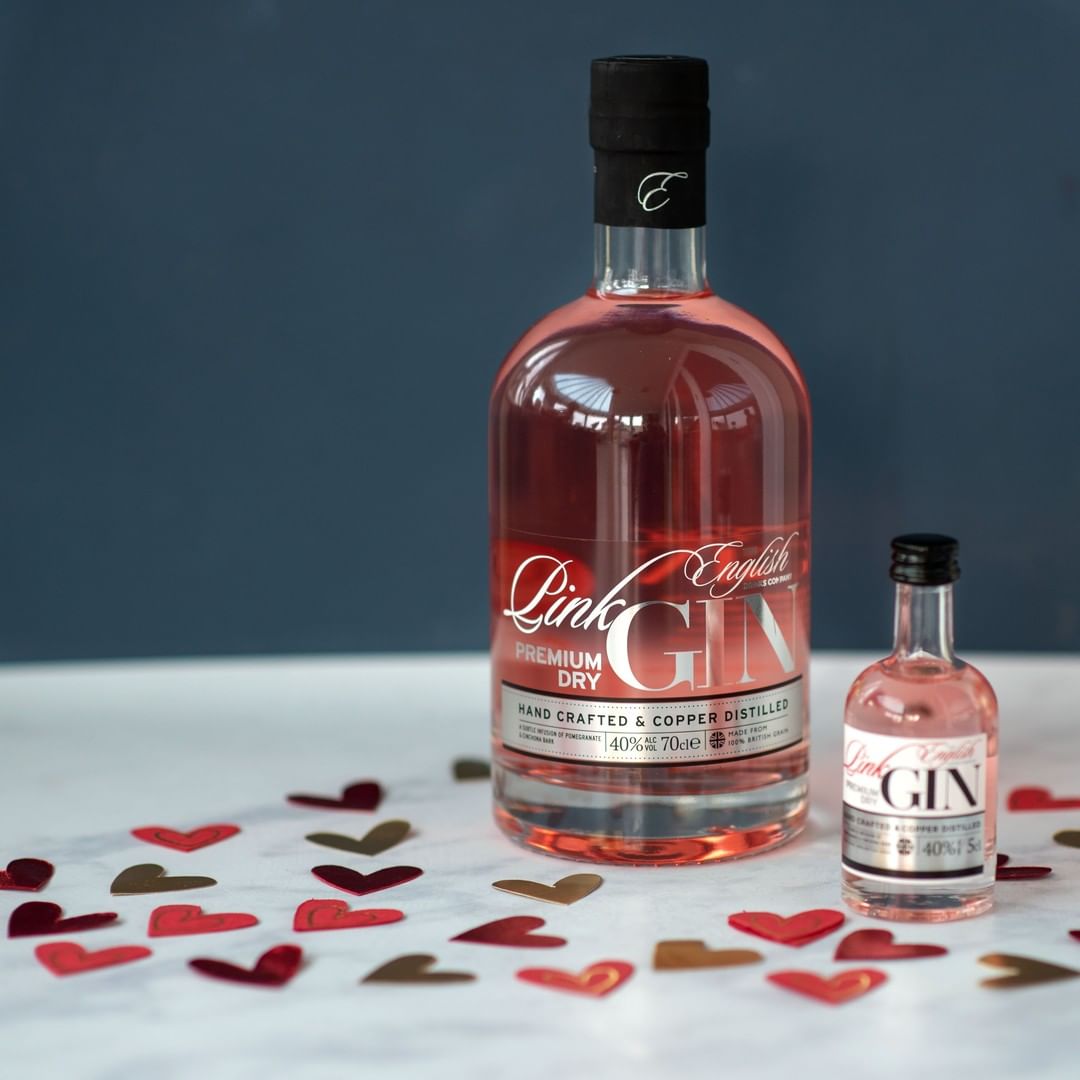 Image of Pink Gin made in the UK by The English Drinks Company. Buying this product supports a UK business, jobs and the local community