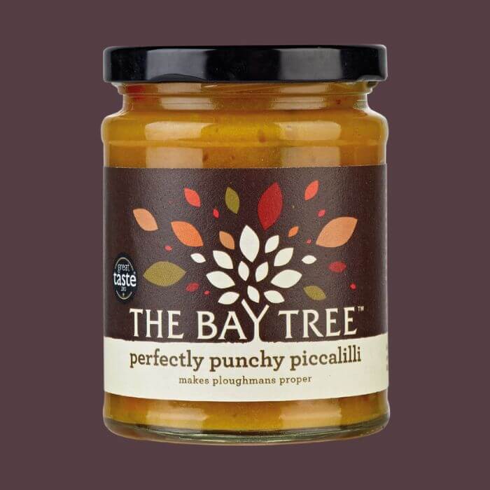 Image of Perfectly Punchy Piccalilli made in the UK by The Bay Tree. Buying this product supports a UK business, jobs and the local community