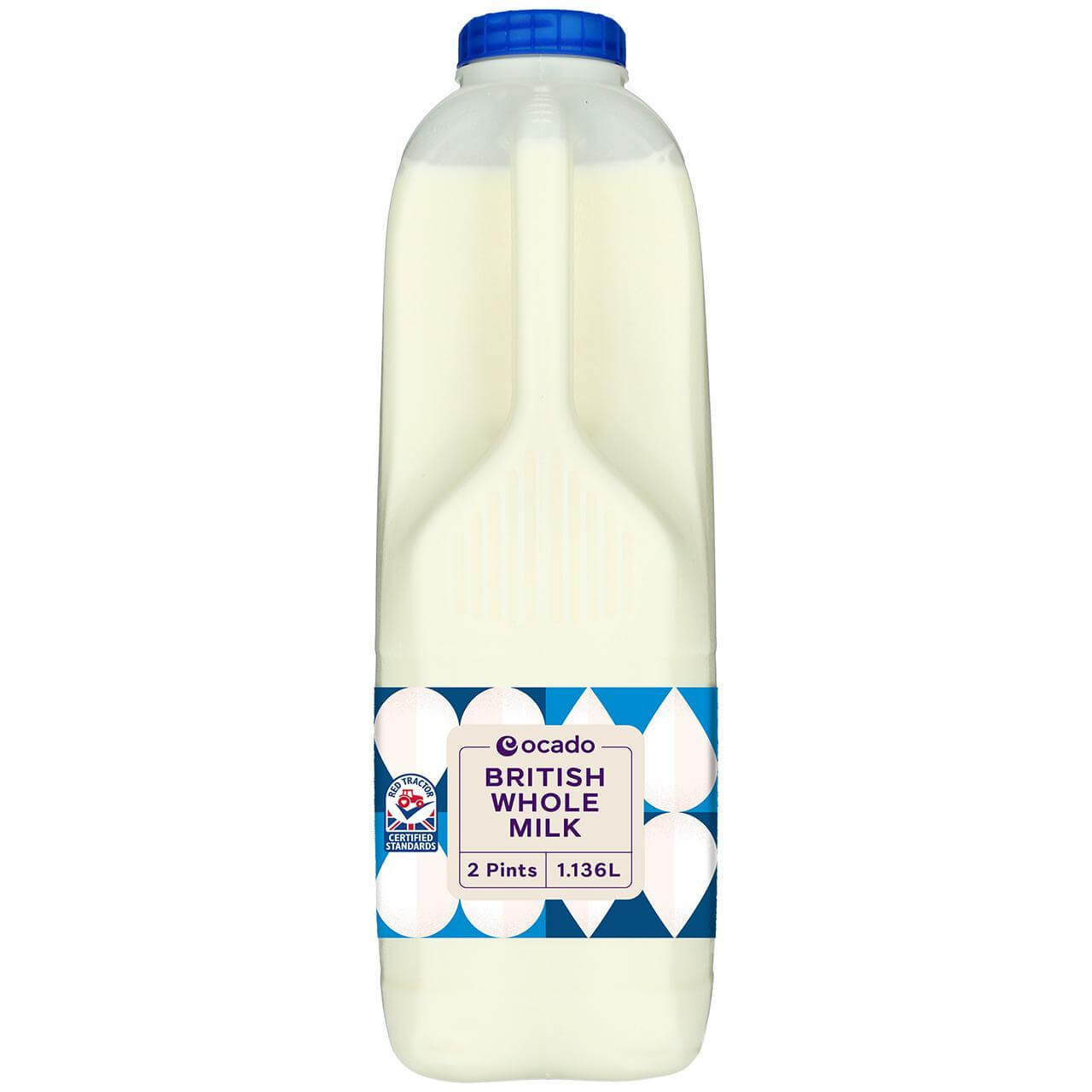 Image of Fresh Whole Milk made in the UK by Ocado. Buying this product supports a UK business, jobs and the local community