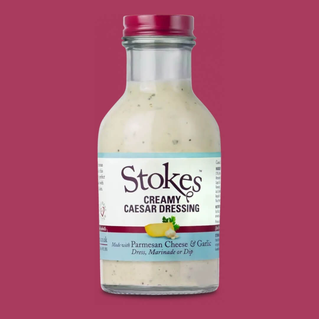 Image of Creamy Caesar Dressing made in the UK by Stokes. Buying this product supports a UK business, jobs and the local community