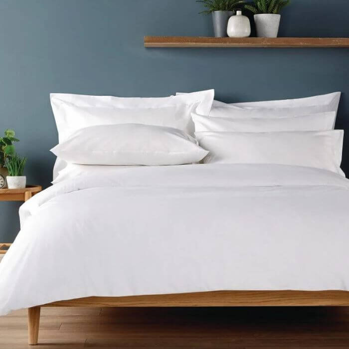 Image of Eco Organic Open Duvet Cover made in the UK by Mitre Linen. Buying this product supports a UK business, jobs and the local community