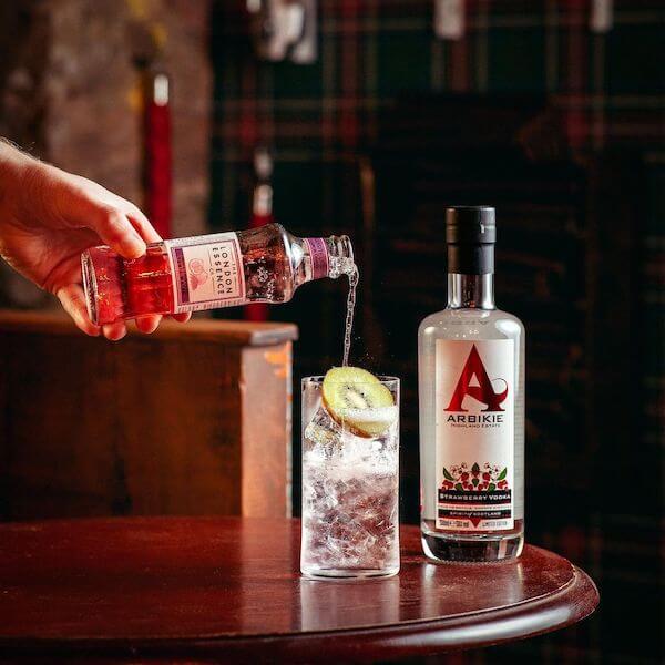 Image of Strawberry Vodka by Arbikie, designed, produced or made in the UK. Buying this product supports a UK business, jobs and the local community.
