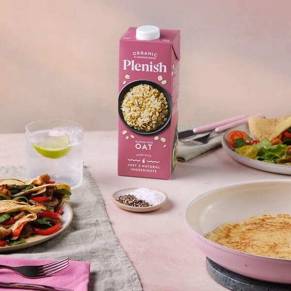 Image of Organic Oat M*lk made in the UK by Plenish. Buying this product supports a UK business, jobs and the local community