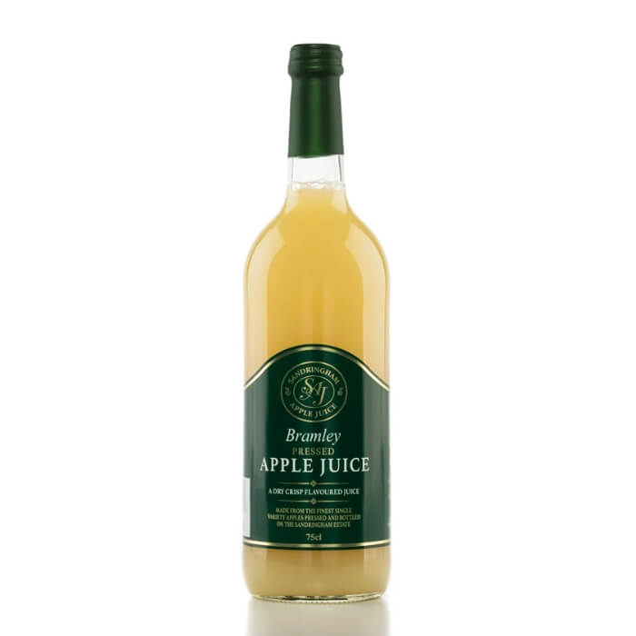 Image of Bramley Apple Juice | 12x750ml made in the UK by Sandringham Apple Juice. Buying this product supports a UK business, jobs and the local community