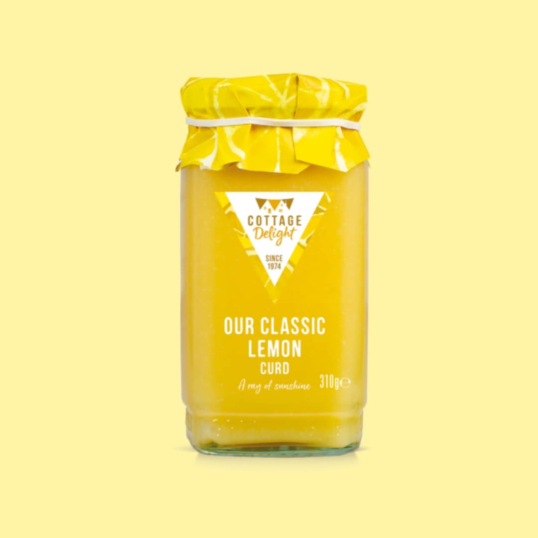 Image of Classic Lemon Curd made in the UK by Cottage Delight. Buying this product supports a UK business, jobs and the local community