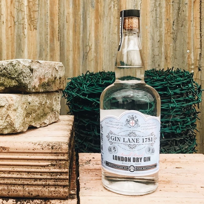 Image of London Dry Gin by Gin Lane 1751, designed, produced or made in the UK. Buying this product supports a UK business, jobs and the local community.