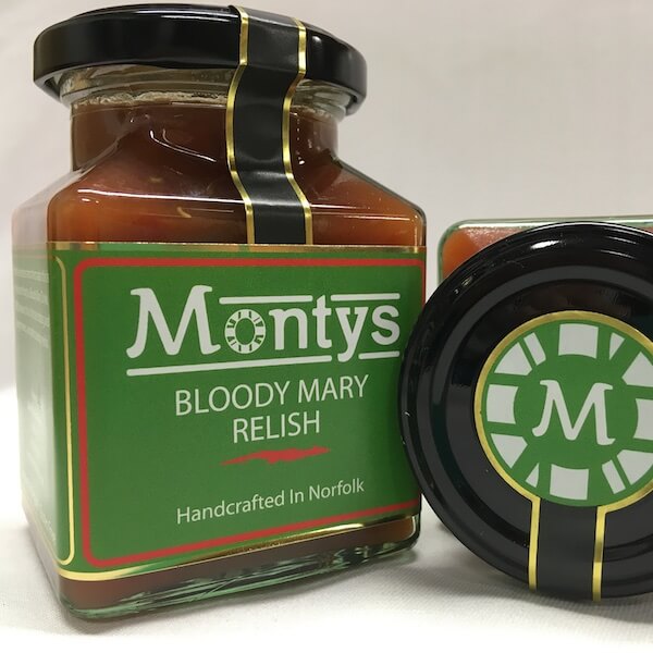 Image of Monty's Bloody Mary Relish made in the UK by Essence Foods. Buying this product supports a UK business, jobs and the local community