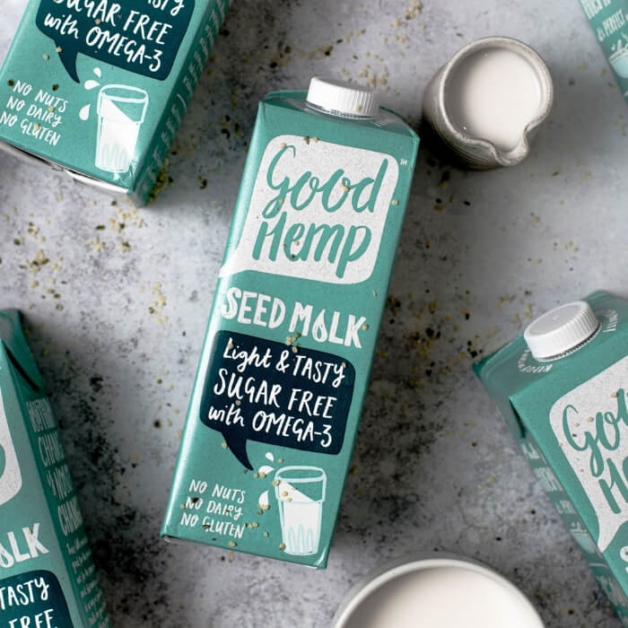 Image of Seed Milk | 6x1l by Good Hemp, designed, produced or made in the UK. Buying this product supports a UK business, jobs and the local community.