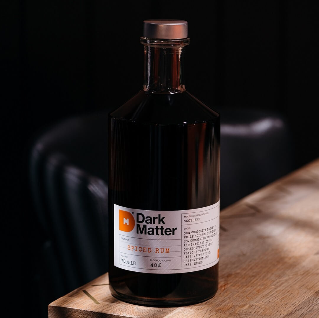 Image of Dark Matter Spiced Rum by Dark Matter Distillers, designed, produced or made in the UK. Buying this product supports a UK business, jobs and the local community.