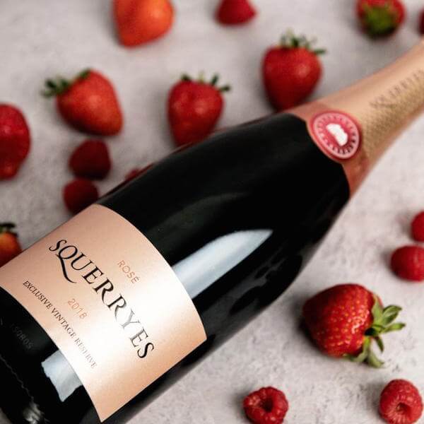 Image of Rosé made in the UK by Squerryes. Buying this product supports a UK business, jobs and the local community