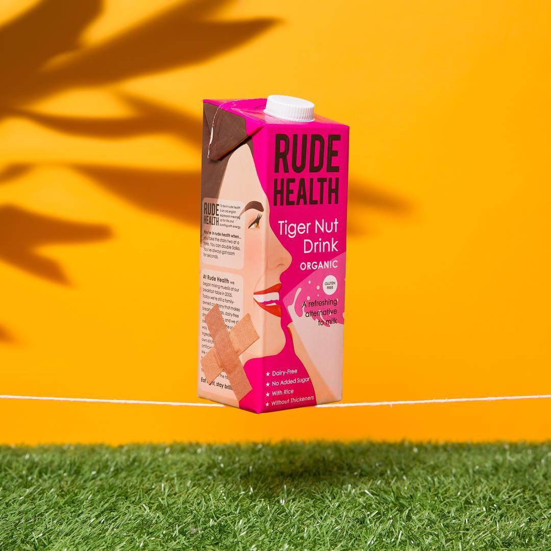 Image of Tiger Nut Drink by Rude Health, designed, produced or made in the UK. Buying this product supports a UK business, jobs and the local community.
