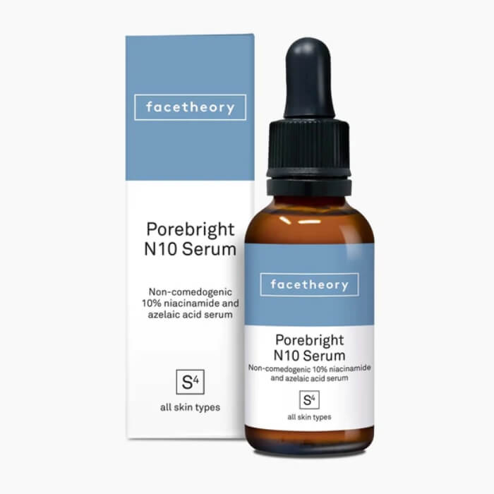 Image of Porebright Serum N10 by Facetheory, designed, produced or made in the UK. Buying this product supports a UK business, jobs and the local community.