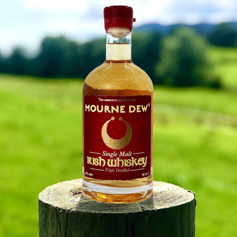 A glimpse of diverse products by Mourne Dew Distillery, supporting the UK economy on YouK.