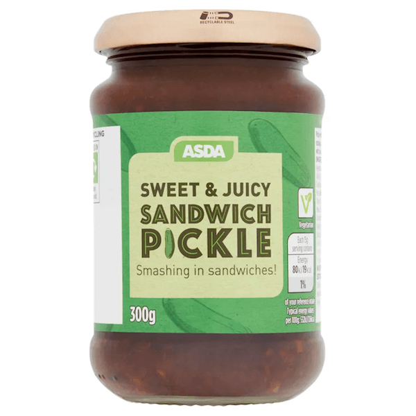 Image of Sandwich Pickle made in the UK by Asda. Buying this product supports a UK business, jobs and the local community