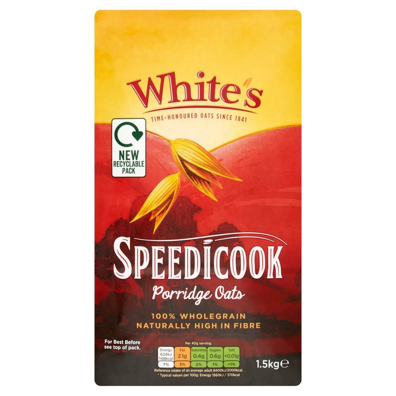 Image of White's Speedicook Porridge Oats made in the UK by White's Oats. Buying this product supports a UK business, jobs and the local community