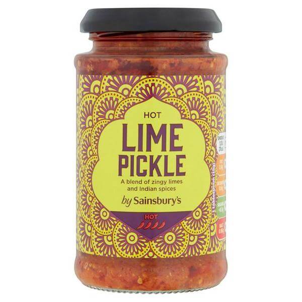Image of Hot Lime Pickle made in the UK by Sainsbury's. Buying this product supports a UK business, jobs and the local community