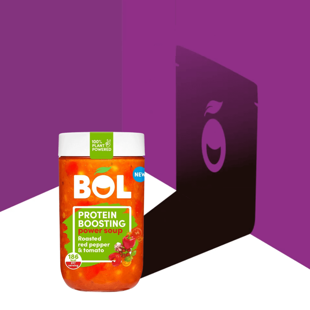Image of Bol Roasted Red Pepper & Tomato Power Soup by BOL, designed, produced or made in the UK. Buying this product supports a UK business, jobs and the local community.