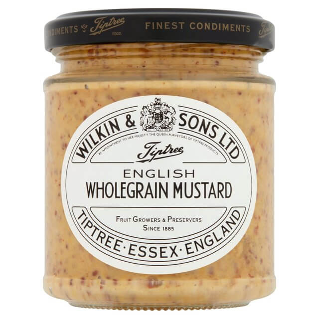 Image of Tiptree English Wholegrain Mustard by Wilkin & Sons, designed, produced or made in the UK. Buying this product supports a UK business, jobs and the local community.