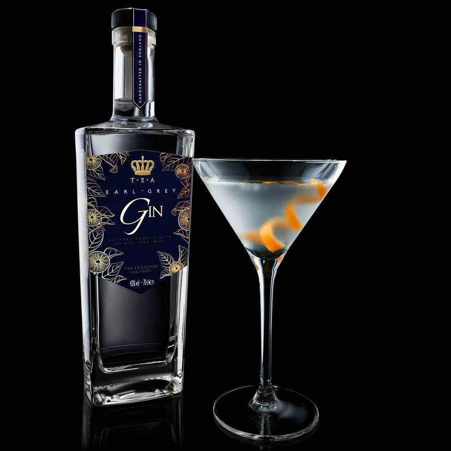 Image of Earl Grey Gin made in the UK by T.E.A. Buying this product supports a UK business, jobs and the local community